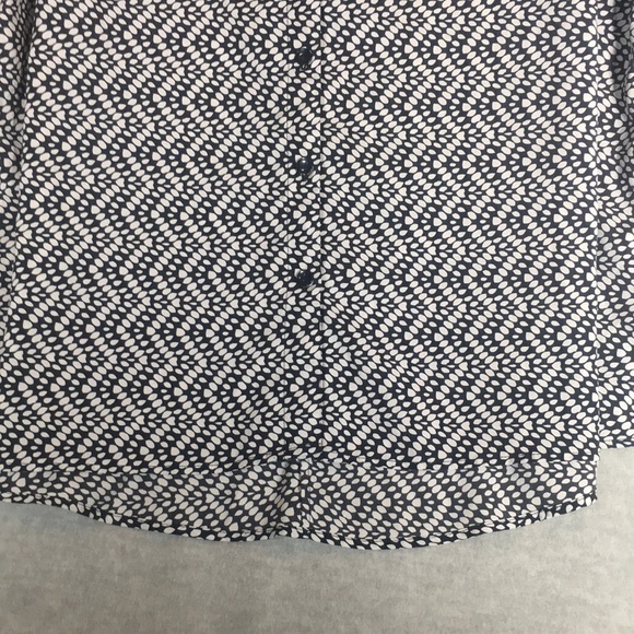 CATHERINE’S Easy Wear Easy Care Flowy A-Line Flutter Sleeves Button Up Shirt - Picture 10 of 14